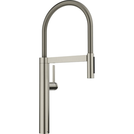 BLANCO Culina S II Single Lever Kitchen Mixer Tap with Pull Out Spray in Satin Platinum