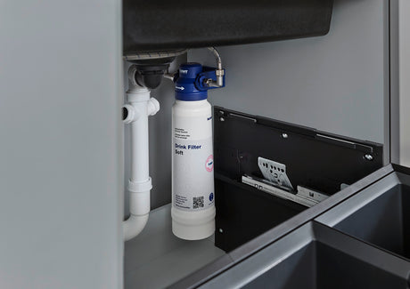 BLANCO Evol-S Pro Filter Filtered Water Kitchen Tap Filter Cartridge Installed Under the Sink