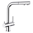 BLANCO Fontas-S II Single Lever Filter Kitchen Mixer Tap with Pull-Out Spray in Chrome