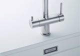 BLANCO Fontas-S II Single Lever Filter Kitchen Mixer Tap with Pull-Out Spray Twin Control Body Close-Up