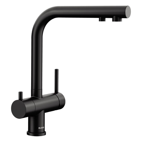 BLANCO Fontas II Single Lever Filter Kitchen Mixer Tap in Black Matt