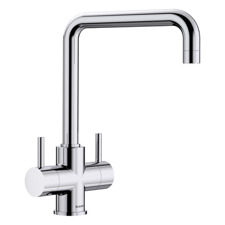 BLANCO Jamia Dual Lever Kitchen Mixer Tap in Chrome