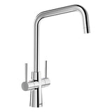 BLANCO Jax Dual Lever Kitchen Mixer Tap in Chrome