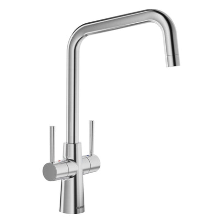BLANCO Jax Dual Lever Kitchen Mixer Tap in PVD Steel