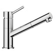 BLANCO Kano-S Single Lever Kitchen Mixer Tap with Pull-Out Spray in Chrome