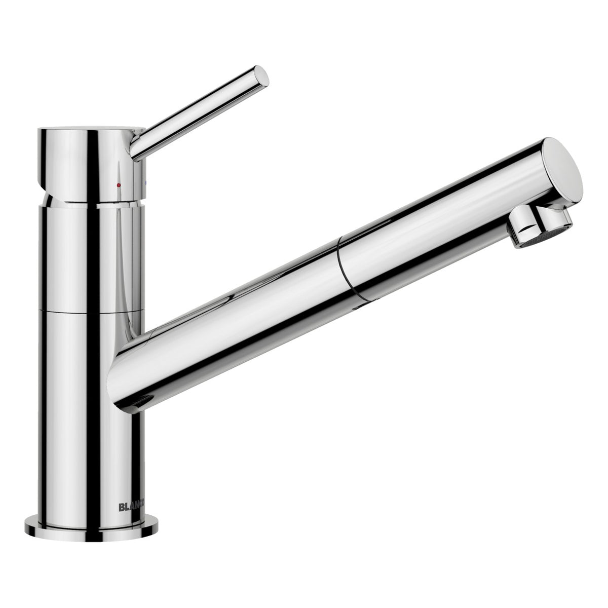 BLANCO Kano-S Single Lever Kitchen Mixer Tap with Pull-Out Spray in Chrome