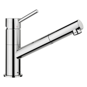 BLANCO Kano-S Single Lever Kitchen Mixer Tap with Pull-Out Spray in Chrome