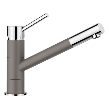 BLANCO Kano Single Lever Kitchen Mixer Tap in Volcano Grey/Chrome