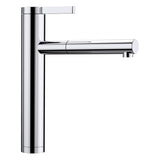 BLANCO Linee-S Single Lever Pull Out Kitchen Mixer Tap in Chrome