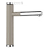BLANCO Linee-S Single Lever Pull Out Kitchen Mixer Tap in Tartufo/Chrome