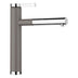 BLANCO Linee-S Single Lever Pull Out Kitchen Mixer Tap in Volcano Grey/Chrome