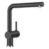 BLANCO Linus-S Single Lever Kitchen Mixer Tap with Pull-Out Spray in Anthracite