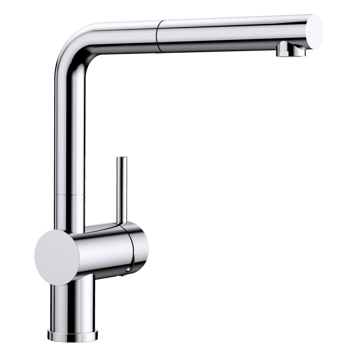 BLANCO Linus-S Single Lever Kitchen Mixer Tap with Pull-Out Spray in Chrome
