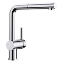 BLANCO Linus-S Single Lever Kitchen Mixer Tap with Pull-Out Spray in Chrome