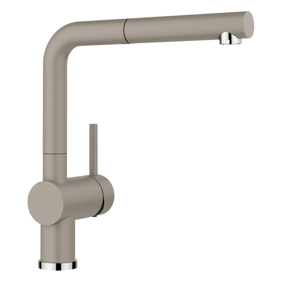BLANCO Linus-S Single Lever Kitchen Mixer Tap with Pull-Out Spray in Tartufo