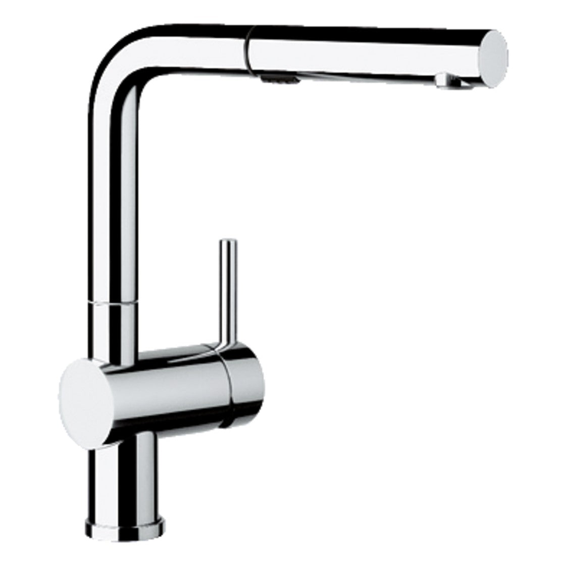 BLANCO Linus-S Vario Single Lever Kitchen Mixer Tap with Pull Out Spray in Chrome