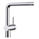 BLANCO Linus Single Lever Kitchen Mixer Tap with 360° Swivel Spout in Chrome