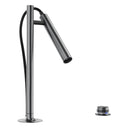 BLANCO Luneoo-S Single Lever Kitchen Mixer Tap with Handspray in Satin Dark Steel