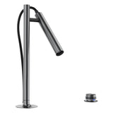 BLANCO Luneoo-S Single Lever Kitchen Mixer Tap with Handspray in Satin Dark Steel
