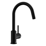 BLANCO Mida-S Single Lever Kitchen Mixer Tap with Pull-Down Handspray in Black Matt