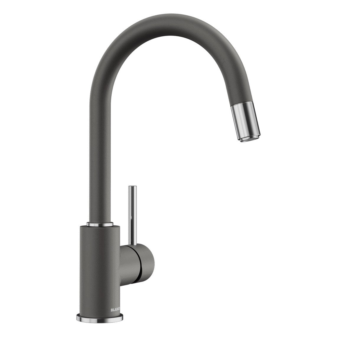 BLANCO Mida-S Single Lever Kitchen Mixer Tap with Pull-Down Handspray in Volcano Grey