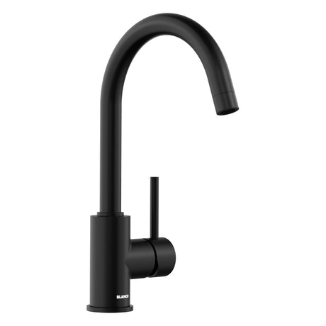 BLANCO Mida Eco-Flow Single Lever Kitchen Mixer Tap in Black Matt