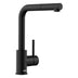 BLANCO Mila-S Single Lever Kitchen Mixer Tap with Pull Out Spray in Black Matt