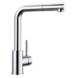 BLANCO Mila-S Single Lever Kitchen Mixer Tap with Pull Out Spray in Chrome