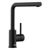 BLANCO Mila Eco-Flow Single Lever Kitchen Mixer Tap with 360° Swivel Spout in Black Matt