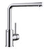 BLANCO Mila Eco-Flow Single Lever Kitchen Mixer Tap with 360° Swivel Spout in Chrome