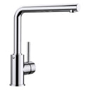 BLANCO Mila Eco-Flow Single Lever Kitchen Mixer Tap with 360° Swivel Spout in Chrome