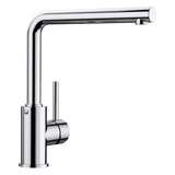 BLANCO Mila Eco-Flow Single Lever Kitchen Mixer Tap with 360° Swivel Spout in Chrome