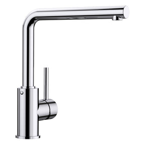 BLANCO Mila Eco-Flow Single Lever Kitchen Mixer Tap with 360° Swivel Spout in Chrome