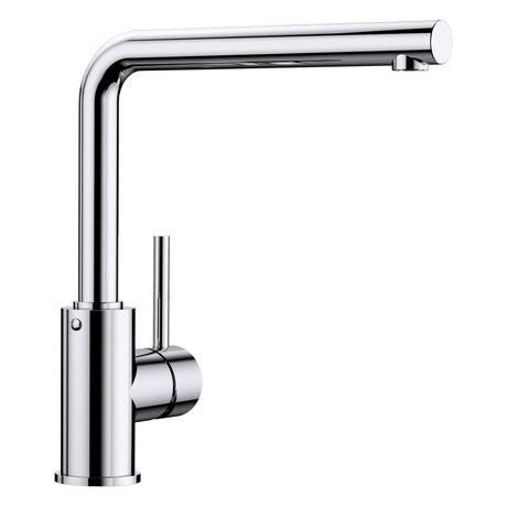 BLANCO Mila Eco-Flow Single Lever Kitchen Mixer Tap with 360° Swivel Spout in Chrome
