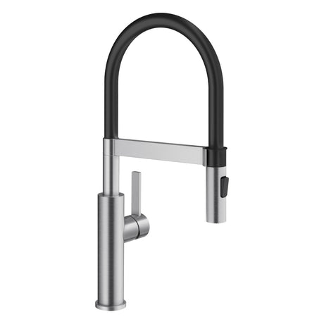 BLANCO Sonea S-Flexo Single Lever Kitchen Mixer Tap with Pull Out Spray in Brushed Stainless Steel