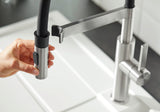 BLANCO Sonea S-Flexo Single Lever Kitchen Mixer Tap with Pull Out Spray Spray Head Jet Switch Close-Up