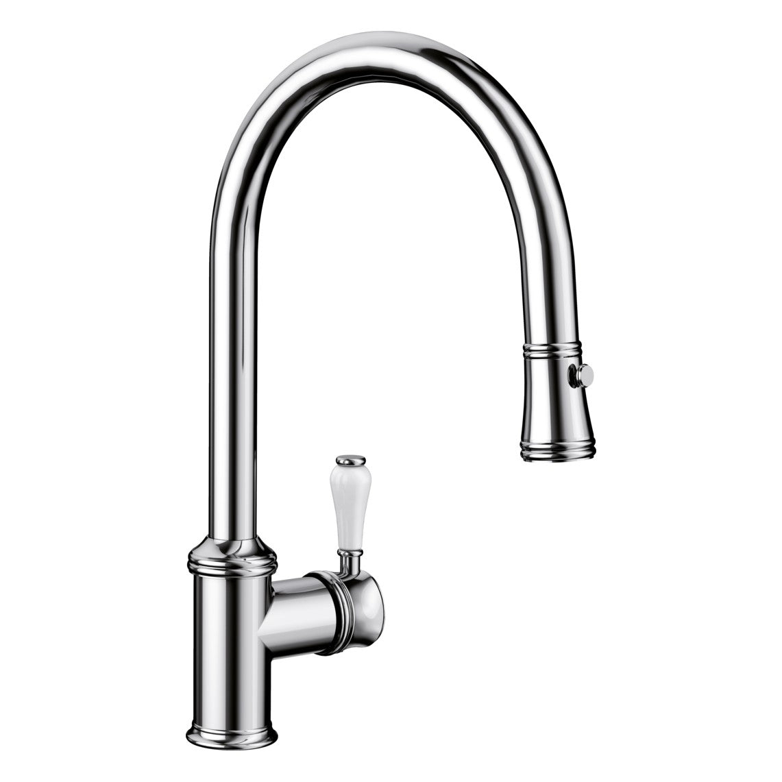 BLANCO Vicus-S Single Lever Kitchen Mixer Tap with Pull-Out Spray in Chrome