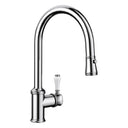 BLANCO Vicus-S Single Lever Kitchen Mixer Tap with Pull-Out Spray in Chrome