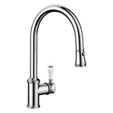 BLANCO Vicus-S Single Lever Kitchen Mixer Tap with Pull-Out Spray in Chrome