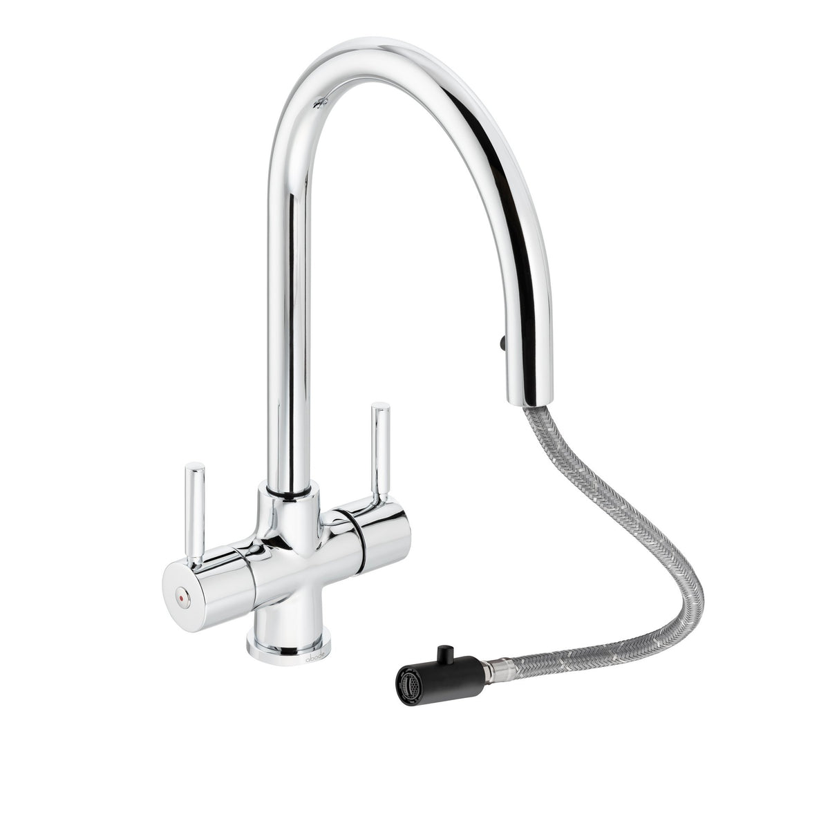Abode Zest Premium Dual Lever Pull-Out Kitchen Mixer Tap