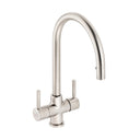 Abode Zest Premium Dual Lever Pull-Out Kitchen Mixer Tap