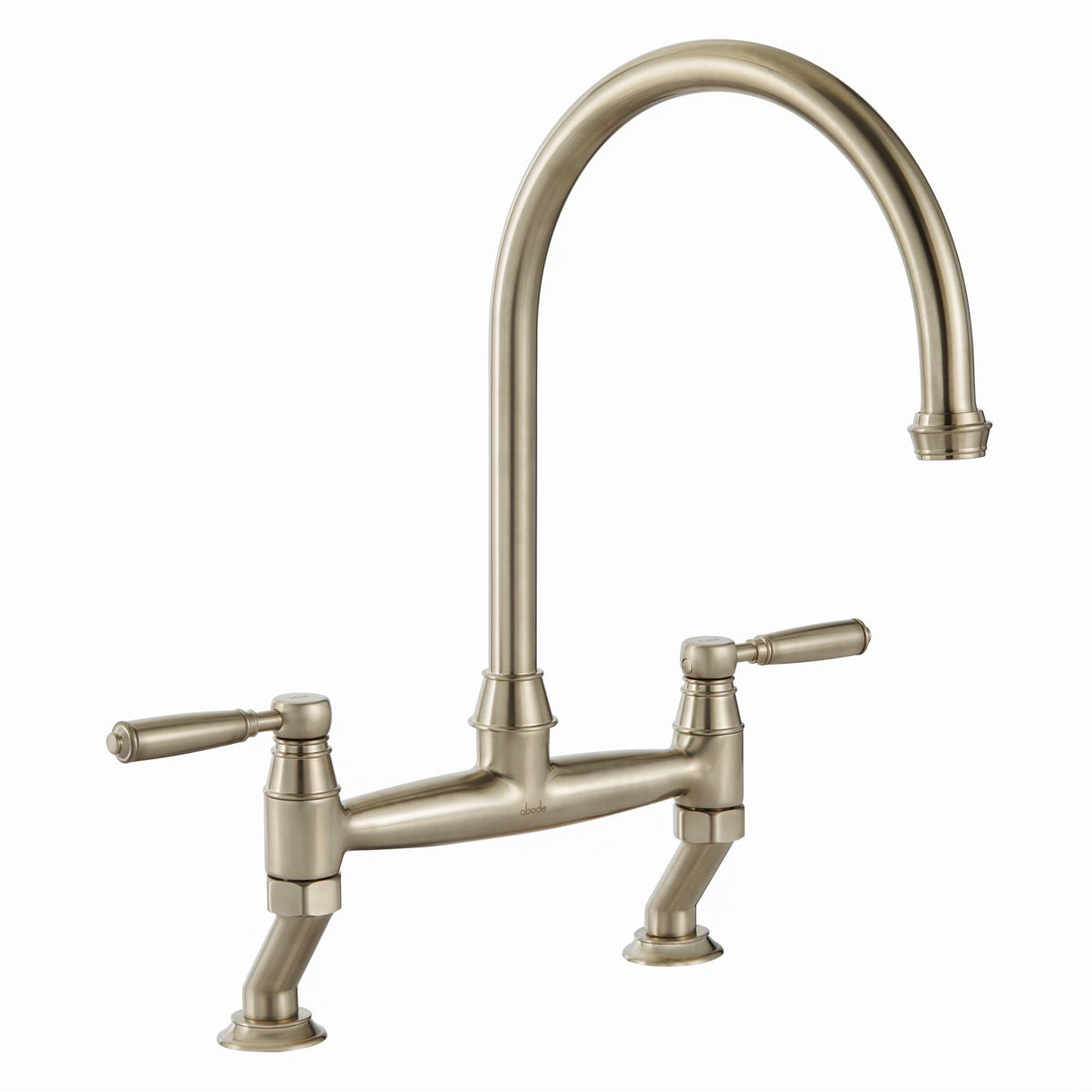 Abode Oxbury Traditional Bridge C-Spout Kitchen Mixer Tap