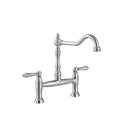 Abode Mayenne Dual Lever Traditional Bridge Kitchen Mixer Tap