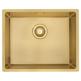 Abode Koto Single Bowl Inset/Undermount Kitchen Sink with PVD Finish