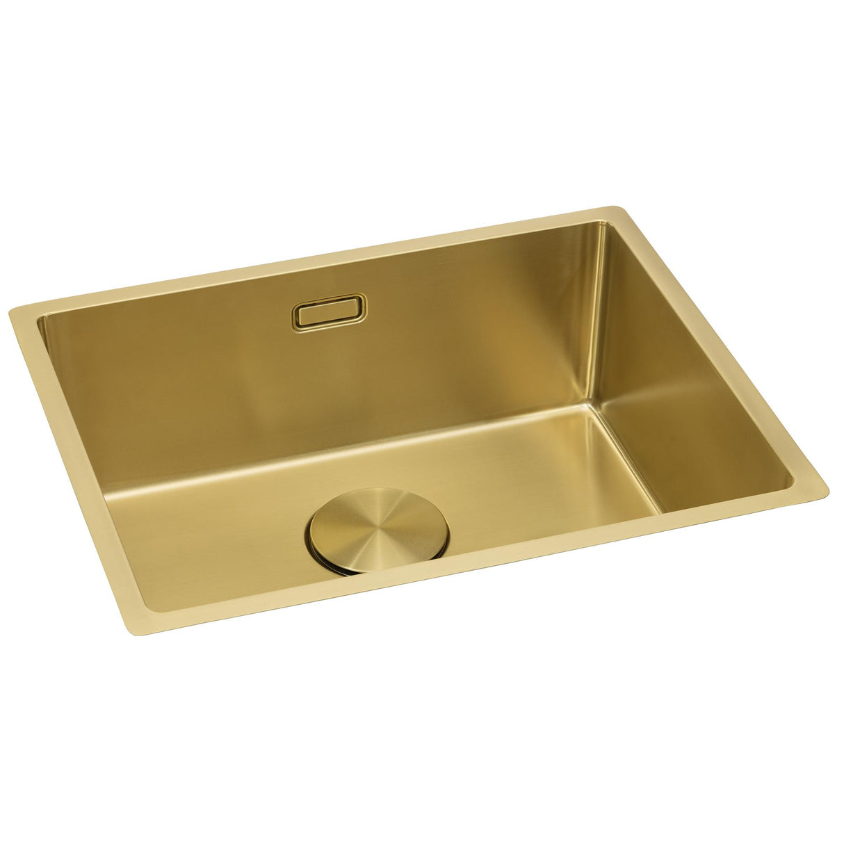 Abode Koto Single Bowl Inset/Undermount Kitchen Sink with PVD Finish