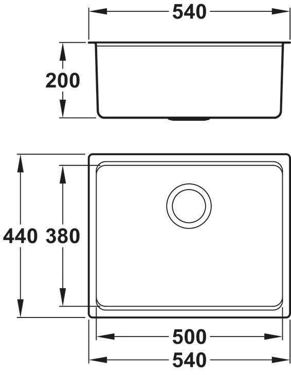Abode System Sync Single Bowl Kitchen Sink in Stainless Steel