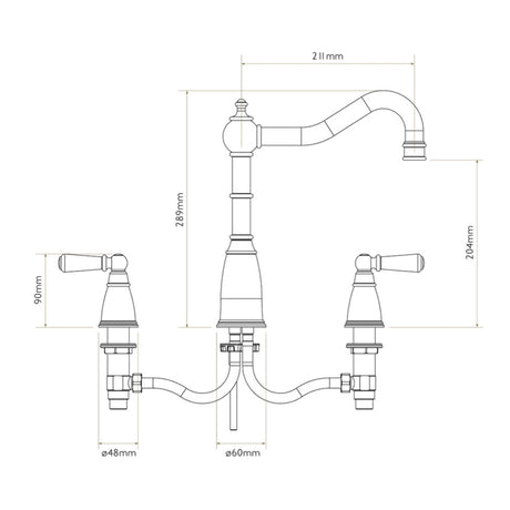 Technical Drawing with Dimensions for
