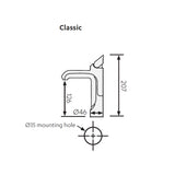 Zip Water HydroTap G5 Classic Accessible, Boiling & Chilled Water Kitchen Tap in Bright Chrome