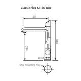 Zip HydroTap G5 Classic Plus, All-in-One Boiling, Chilled & Sparkling Water Kitchen Tap