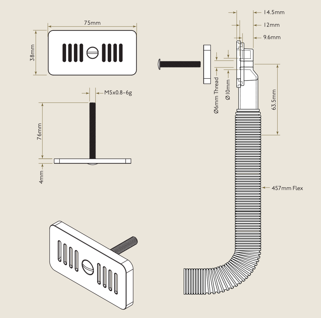 Bidbury & Co. Rectangular Luxury Overflow & Cover